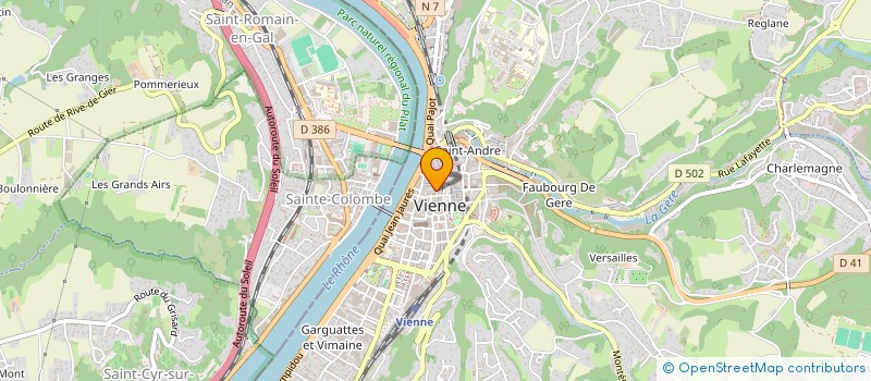 localisation de l'entreprise MADAME MORANE BERNICOT à VIENNE