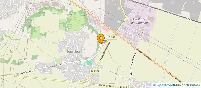 localisation de l'entreprise MADAME MORANE BOURGADE  TOUSSIEU