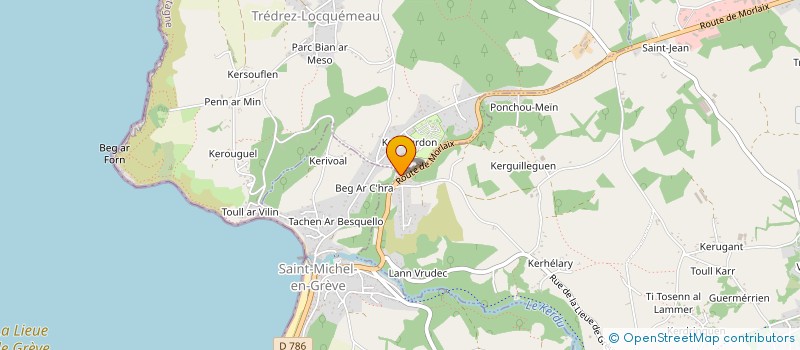 localisation de l'entreprise MADAME MORANE BRIANT  PLOUMILLIAU