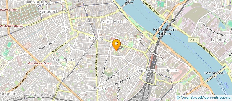 localisation de l'entreprise MADAME MORANE LE COZ  BORDEAUX