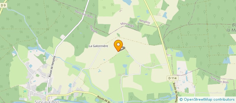 localisation de l'entreprise MADAME MORANE PERRIGAULT à SURY-AUX-BOIS