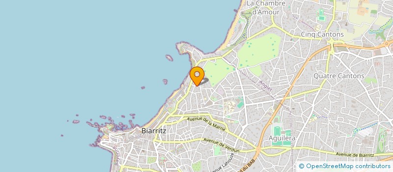 localisation de l'entreprise MADAME MORANE PINAUD  BIARRITZ