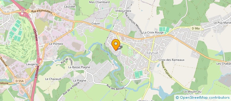 localisation de l'entreprise MADAME MORANE SAVARY à FEYTIAT