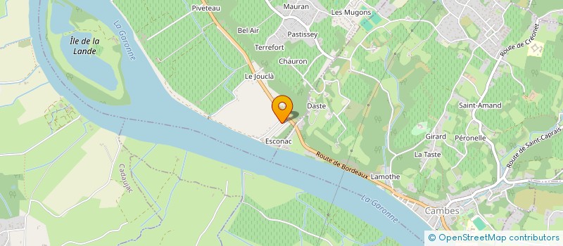 localisation de l'entreprise MADAME MORANN DESERT-LECAY  MARMANDE