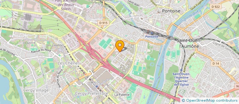 localisation de l'entreprise MADAME MORAYO ADJAHOTO à PONTOISE