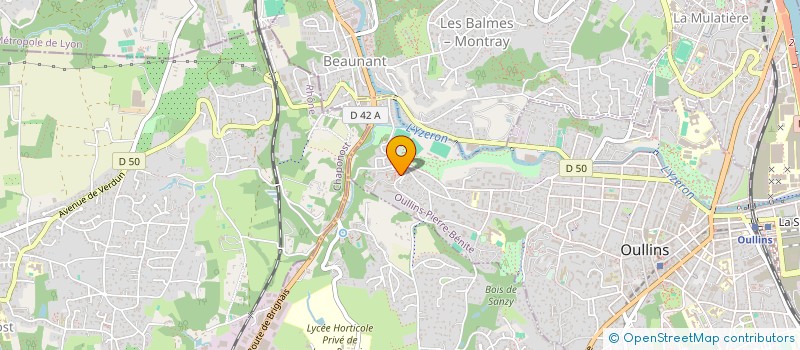 localisation de l'entreprise MADAME MORDJANE KHALFI  OULLINS-PIERRE-BENITE