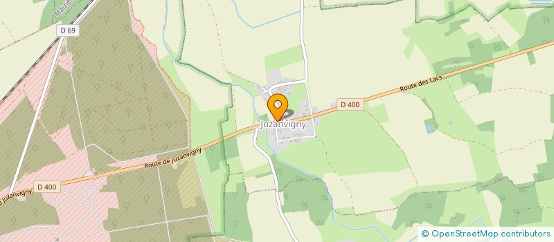 localisation de l'entreprise MADAME MOREEN DAUVET  JUZANVIGNY