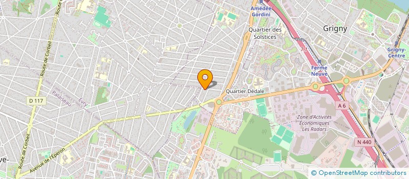 localisation de l'entreprise MADAME MOREL JOSY NZELONG  VIRY-CHATILLON