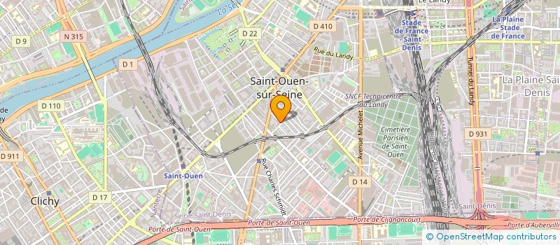 localisation de l'entreprise MADAME MORENA NOL MANICON à SAINT-OUEN-SUR-SEINE