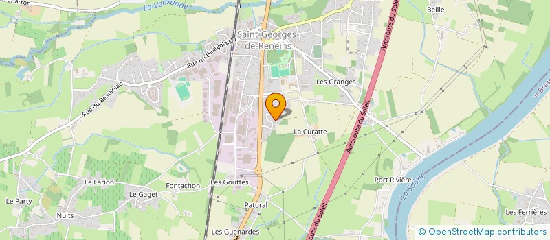 localisation de l'entreprise MADAME MORENA PILAUD  SAINT-GEORGES-DE-RENEINS