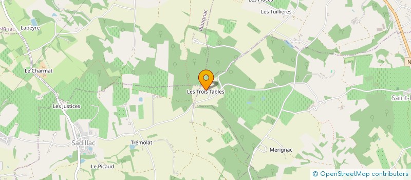 localisation de l'entreprise MADAME MORENITA SIMONET-MARGNAT  SAINT-PERDOUX