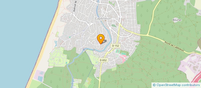 localisation de l'entreprise MADAME MORGAN BEAUSSART  CAPBRETON