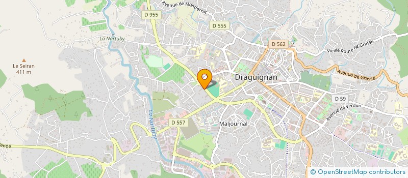 localisation de l'entreprise MADAME MORGAN BEDES  DRAGUIGNAN