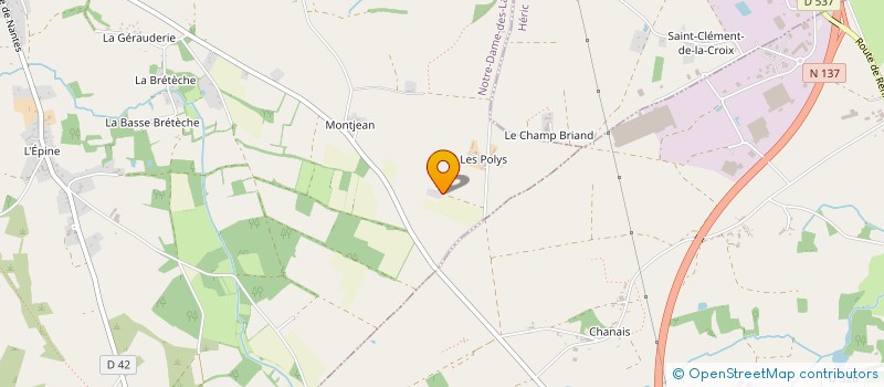 localisation de l'entreprise MADAME MORGAN BREGER à NOTRE-DAME-DES-LANDES