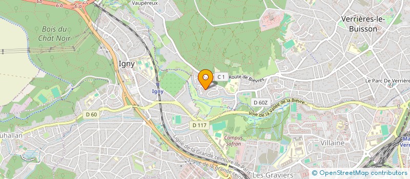 localisation de l'entreprise MADAME MORGAN CARADEC à VERRIERES-LE-BUISSON