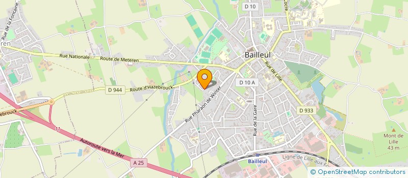 localisation de l'entreprise MADAME MORGAN DARCY  BAILLEUL