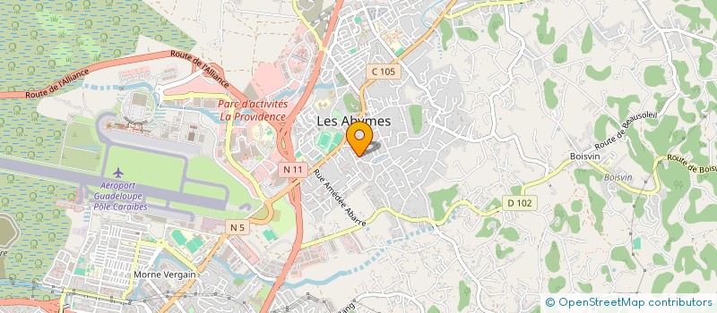 localisation de l'entreprise MADAME MORGAN DAUTRIAUX à LES ABYMES