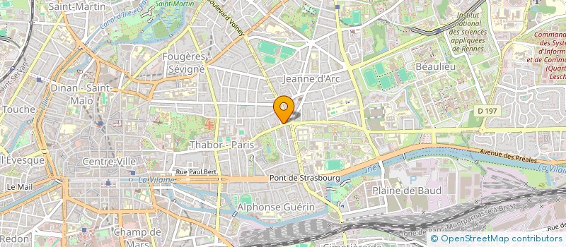 localisation de l'entreprise MADAME MORGAN DAVENEL  RENNES