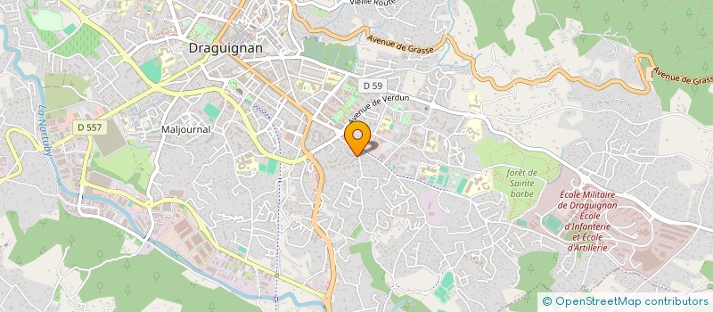localisation de l'entreprise MADAME MORGAN DOURTHE à DRAGUIGNAN