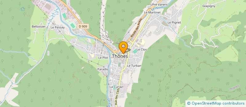 localisation de l'entreprise MADAME MORGAN LE FAY COLE  THONES