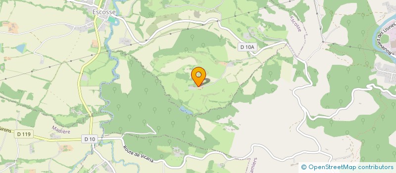 localisation de l'entreprise MADAME MORGAN LE TRON  ESCOSSE