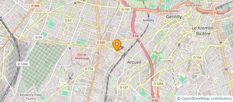 localisation de l'entreprise MADAME MORGAN MALLET  ARCUEIL