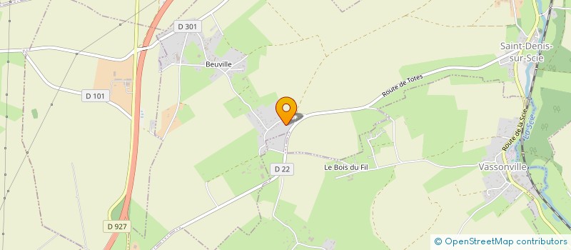 localisation de l'entreprise MADAME MORGAN MOCHET  SAINT-DENIS-SUR-SCIE