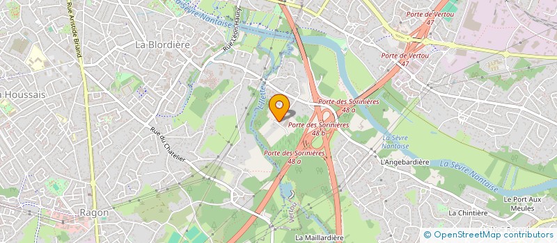 localisation de l'entreprise MADAME MORGAN MORET  VERTOU