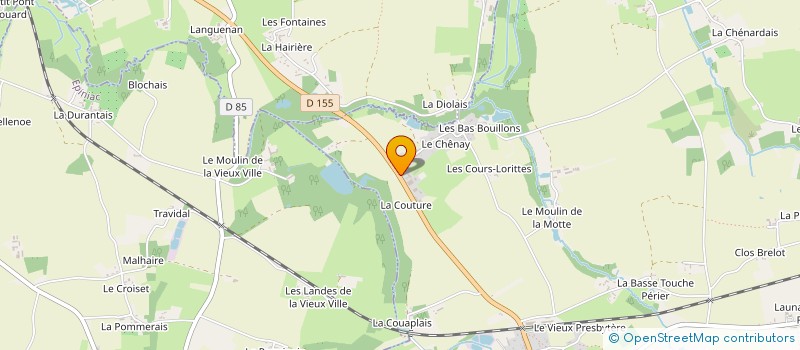 localisation de l'entreprise MADAME MORGAN PERROT  LA BOUSSAC