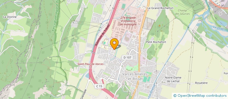 localisation de l'entreprise MADAME MORGAN PIRES  VARCES-ALLIERES-ET-RISSET