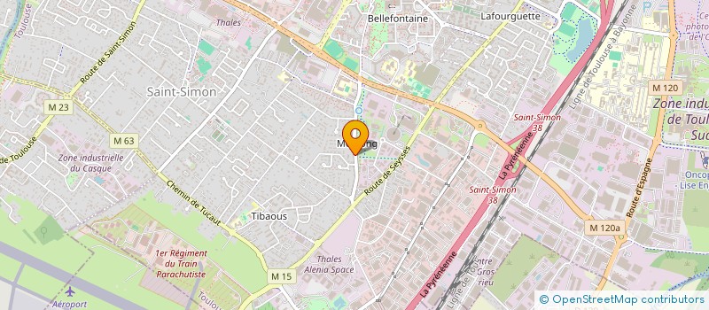 localisation de l'entreprise MADAME MORGAN SORIN  TOULOUSE