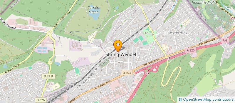 localisation de l'entreprise MADAME MORGAN SPANIOL  STIRING-WENDEL