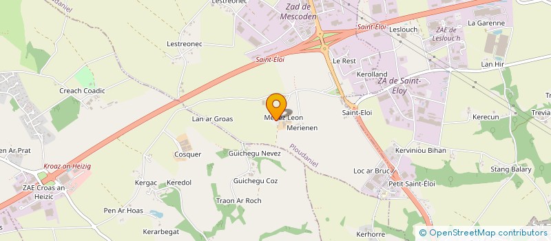 localisation de l'entreprise MADAME MORGAN TRIQUENEAUX  PLOUDANIEL