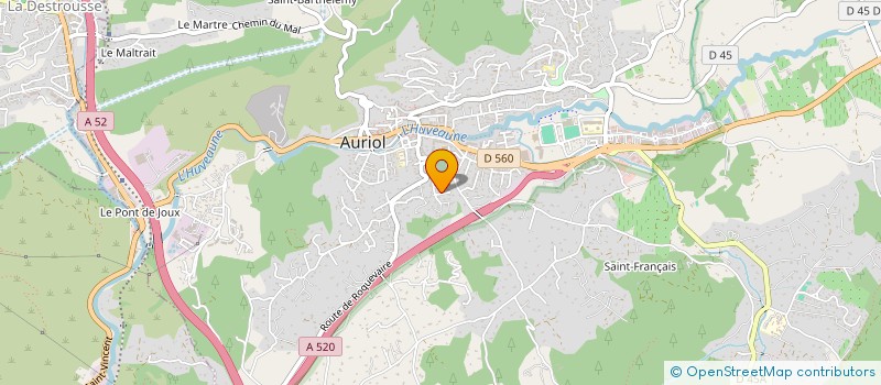 localisation de l'entreprise MADAME MORGAN VEISSIERE à AURIOL