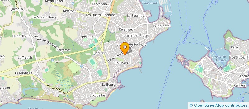 localisation de l'entreprise MADAME MORGANA BOURGOIS à LARMOR-PLAGE