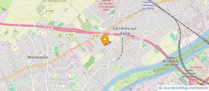 localisation de l'entreprise MADAME MORGANE AGOSTINI  CARRIERES-SUR-SEINE