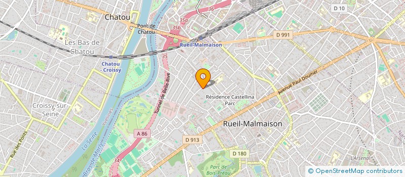 localisation de l'entreprise MADAME MORGANE ALBEROLA à RUEIL-MALMAISON