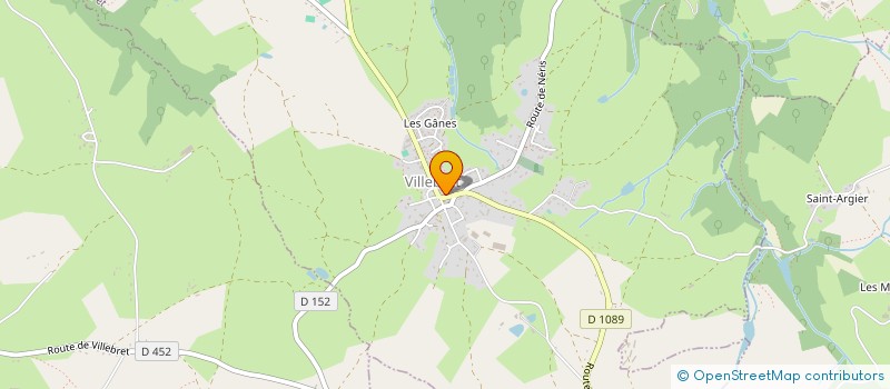 localisation de l'entreprise MADAME MORGANE ALLOIE  VILLEBRET