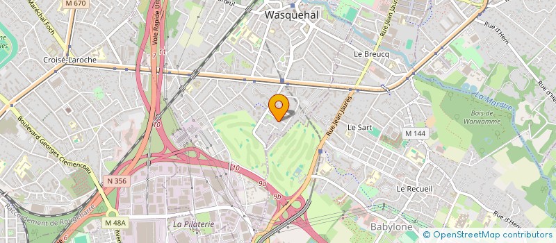 localisation de l'entreprise MADAME MORGANE ALLOUS  WASQUEHAL