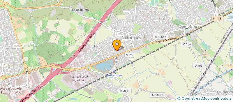 localisation de l'entreprise MADAME MORGANE AMIS à BAILLARGUES