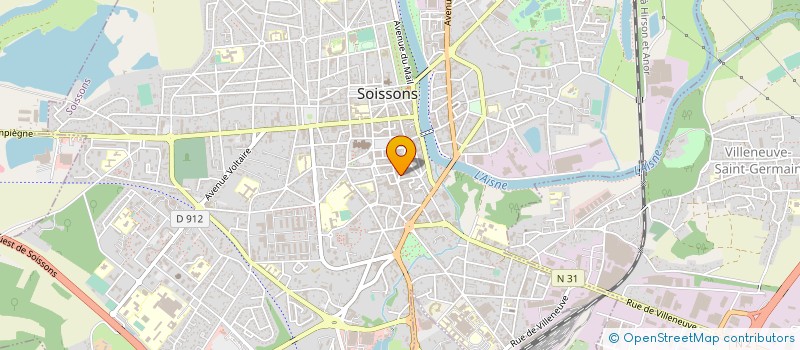 localisation de l'entreprise MADAME MORGANE ANDRIEU à SOISSONS