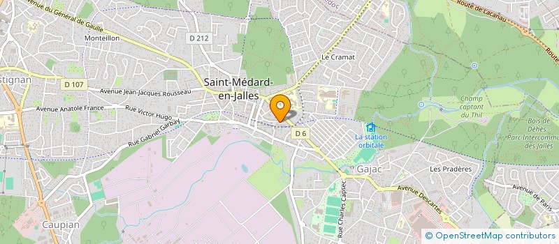 localisation de l'entreprise MADAME MORGANE ANDRON à SAINT-MEDARD-EN-JALLES