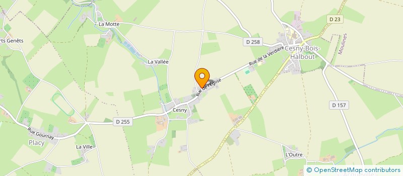 localisation de l'entreprise MADAME MORGANE ANFRAY  MUTRECY