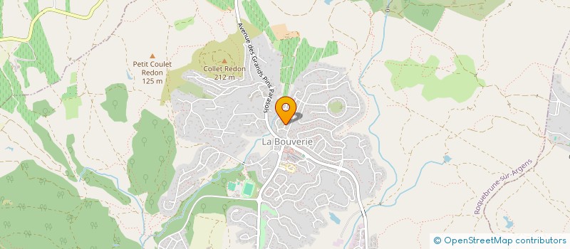 localisation de l'entreprise MADAME MORGANE AQUE à ROQUEBRUNE-SUR-ARGENS