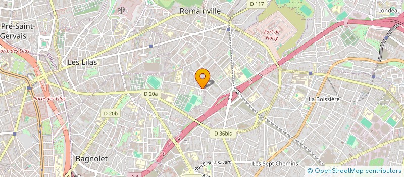 localisation de l'entreprise MADAME MORGANE ARROUAYS à BAGNOLET