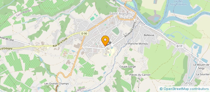 localisation de l'entreprise MADAME MORGANE ARSENE  MEUSNES