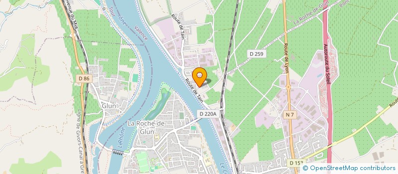 localisation de l'entreprise MADAME MORGANE ARTUR  LA ROCHE-DE-GLUN