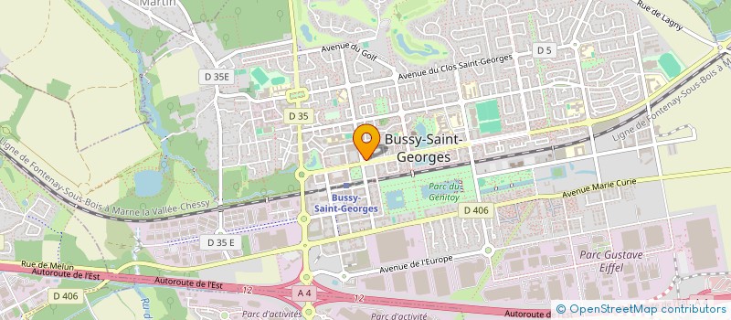 localisation de l'entreprise MADAME MORGANE AU à BUSSY-SAINT-GEORGES