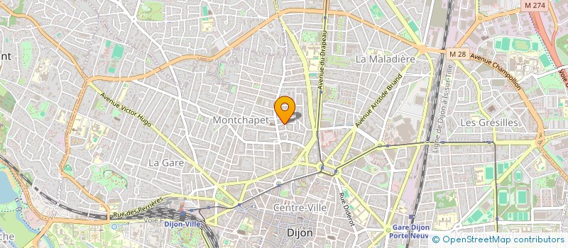 localisation de l'entreprise MADAME MORGANE AUBERT  DIJON