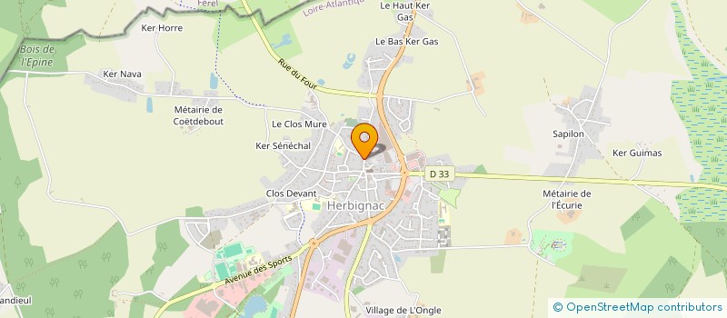 localisation de l'entreprise MADAME MORGANE AUBRY à HERBIGNAC